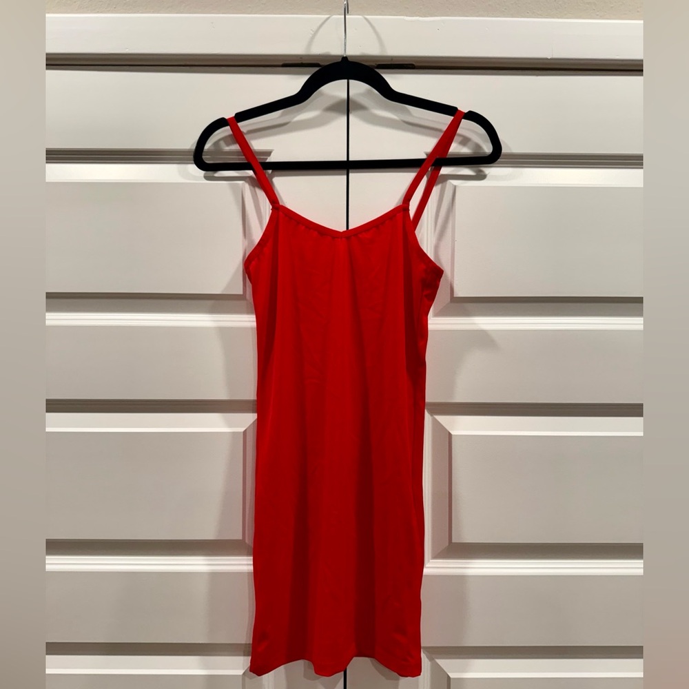 Oh La La Cheri Red Slip Dress